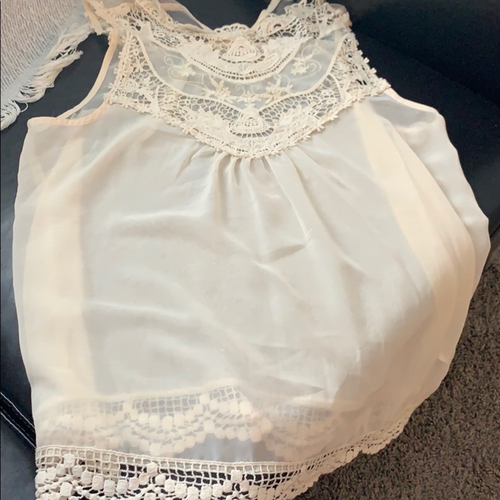 Lace tank